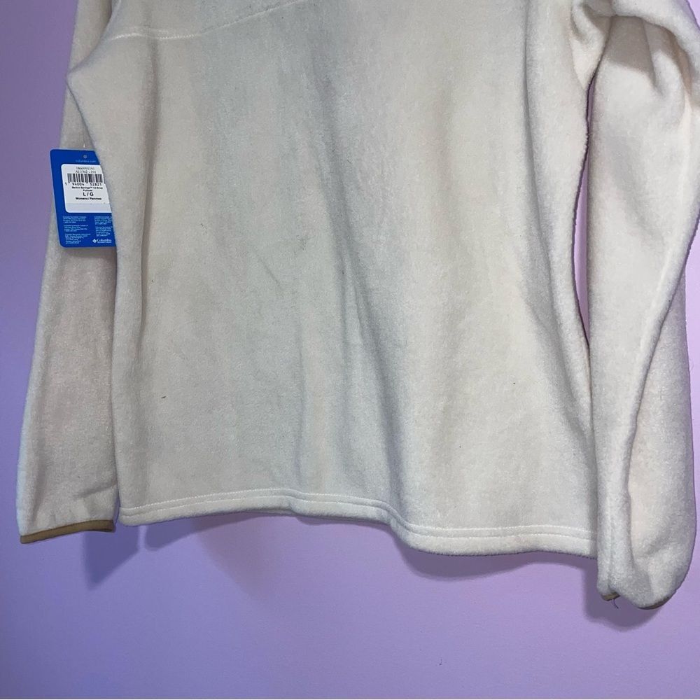 NEW Columbia Benton Springs Half Snap Pullover Women L Fleece Sweater Gorpcore - Picture 7 of 8